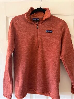 Patagonia  Half-Zip  Better Sweater - Rust Orange